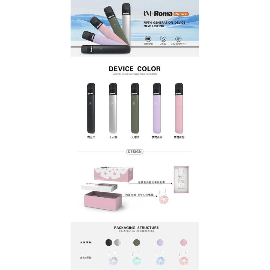 Roma Picaro RELX 5代通用單主機